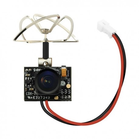 Eachine TX02 FPV Transmitter NTSC Super Mini AIO 5.8GHz 40CH 200mW VTX w/ 600TVL 1/4 Cmos Camera for RC Drone
