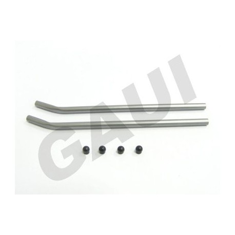 Gaui Landing Gear Skids Pack(Titanium anodized) - Hurricane 200S