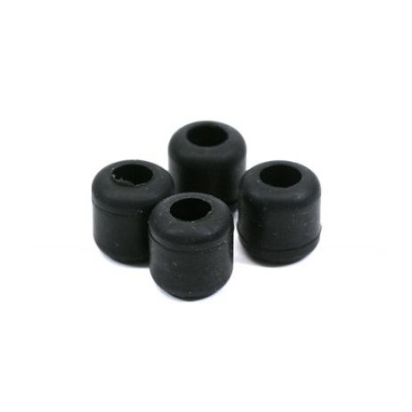 8mm Black Rubber Nuts for 9mm Landing Skid (4pcs)