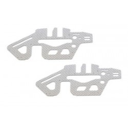 Silver Main frames (2pcs) - T-REX 450 PRO