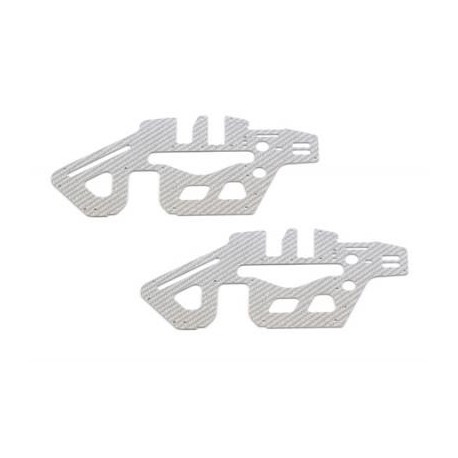 Silver Main frames (2pcs) - T-REX 450 PRO