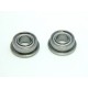 ABEC-3 Flange Bearings (2) 3x6x2.5F MF63ZZ