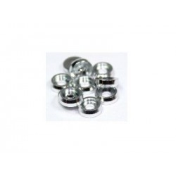finishing c metal washer for 3mm screws (10pcs) in SILVER