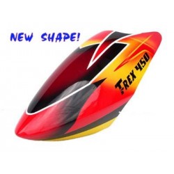 FUSUNO RED EAGLE EX Fiberglass Airbrush Canopy - Trex 450/V2/PRO