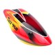 FUSUNO RED EAGLE EX Fiberglass Airbrush Canopy - Trex 450/V2/PRO