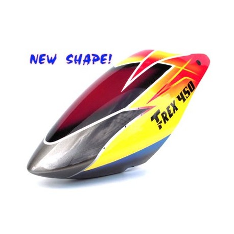 FUSUNO SANTA FE Fiberglass Airbrush Canopy-Trex450/450Pro