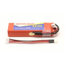 OUTRAGE XP25 3S1P 11.1V 1600mAH 25C - XTREME SERIES