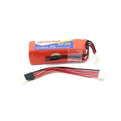 OUTRAGE XP25 4S1P 14.8V 800mAH 25C - XTREME SERIES