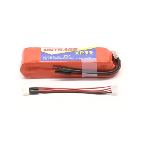 OUTRAGE XP35 3S1P 11.1V 2200mAH 35C - XTREME SERIES-T REX 450