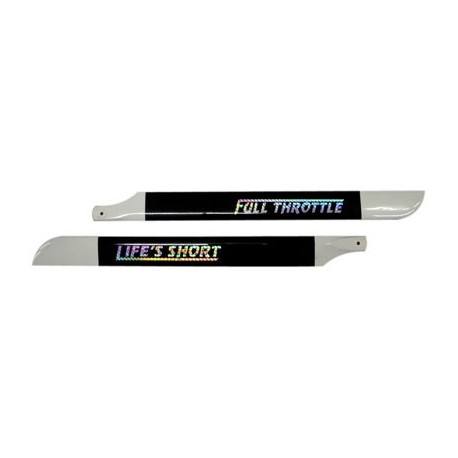 FUSUNO "Life s Short - Full Throttle" Sticker 8"x1.5"