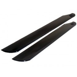 235mm Glossy Super Durable Symetrical PLASTIC-BLADES (BLK)