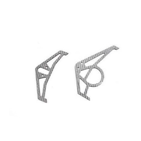 Xtreme Graphite tail fins-SILVER for Lama V3