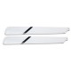 HDX 288mm Fiberglass FRP (White) Main Blades - Shogun/KingV2