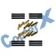 CopterX Gold Plated Connectors & Heat Shrink Tubing