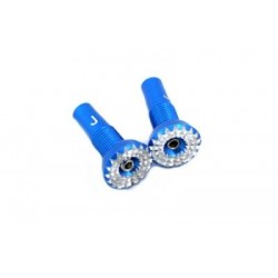 Aluminum Control Stick for JR - BLUE (2pcs)