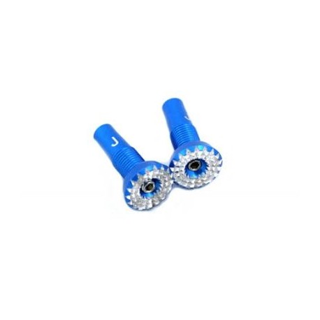 Aluminum Control Stick for JR - BLUE (2pcs)