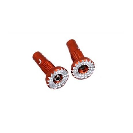 Aluminum Control Stick for JR - RED (2pcs)