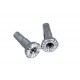 Aluminum Control Stick for JR - SILVER (2pcs)