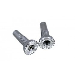 Aluminum Control Stick for JR - SILVER (2pcs)