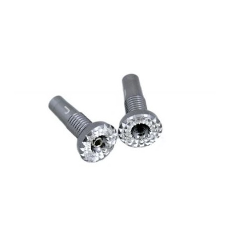 Aluminum Control Stick for JR - SILVER (2pcs)