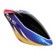 FUSUNO New Design BLUE SKY FB Airbrush Canopy T-Rex 250 EX 