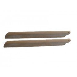 Symetrical Wooden Main Rotor Blades 550mm - T-REX 600/ESMART