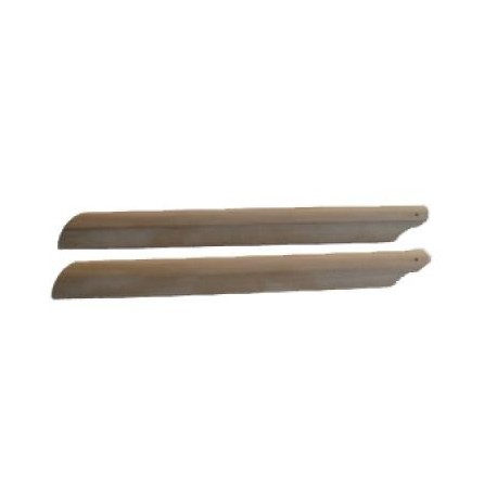 Symetrical Wooden Main Rotor Blades 550mm - T-REX 600/ESMART
