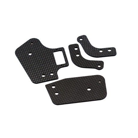 T-REX 700 CF Carbon Fiber Frame Brace sets (2.0mm)