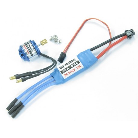 Elf Hobby (EH000-004) 4200Kv Outrunner Brushless Motor & 30A ESC