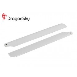 DragonSky (DS-M-290G-01) Glass Fiber Main Blades 290mm - White