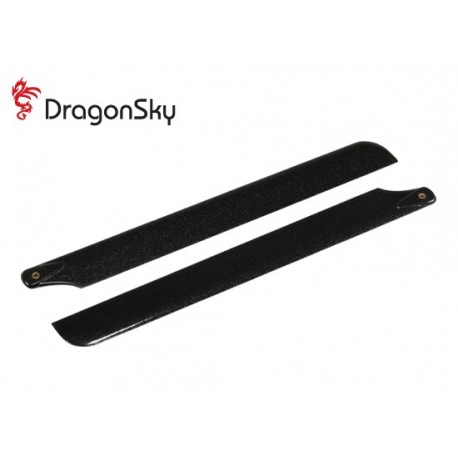 DragonSky (DS-M-290G-02) Glass Fiber Main Blades 290mm - Black