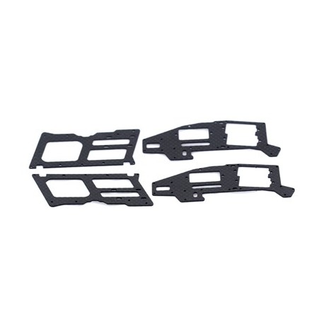 T-REX 250 CF Carbon Fiber main frame ( 4pcs)