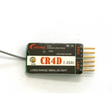 Corona 2.4Ghz CR4D 4ch Receiver (V2 DSSS)