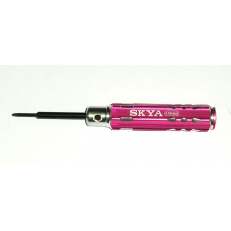 S704 Screwdriver"mini series" (handle H14-65mm) flat 0-2.0mm 