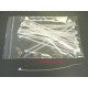 CABLE TIES 203X2.5MM WHITE 100PCS