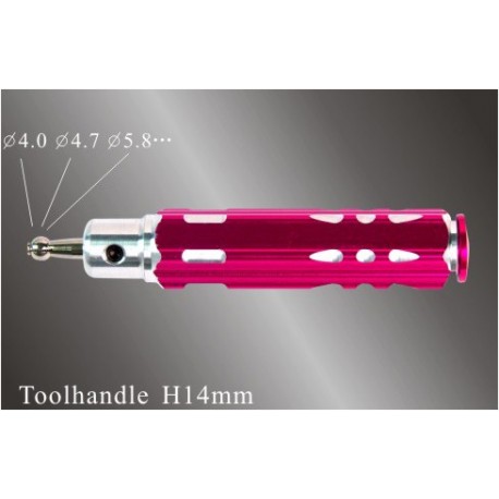 S641 BALL END reamer (Toolhandle H14-60mm) 4.7mm