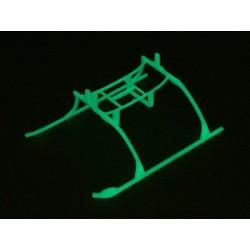 Landing Skid & Batt Mnt Set, Glow in the Dark:BMCX