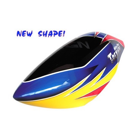 FUSUNO BLUE SKY Fiberglass Airbrush Canopy T-Rex 600 EX