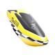 FUSUNO YELLOW CHECKERS Fiberglass Airbrush Canopy T-Rex 600 EX