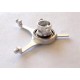MicroHeli Precision CNC Swashplate (Silver) - MCX