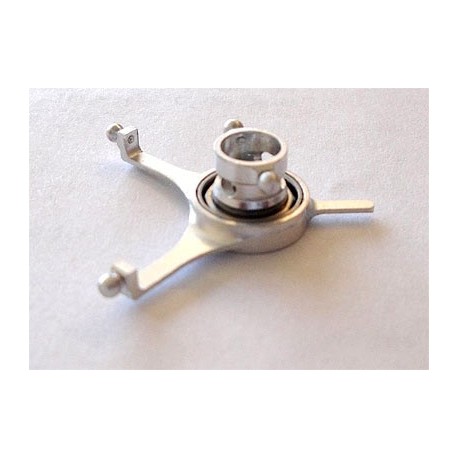 MicroHeli Precision CNC Swashplate (Silver) - MCX