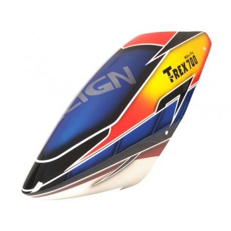 FUSUNO THUNDER STORM Airbrush Fiberglass Canopy - T-Rex 700