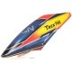 FUSUNO THUNDER STORM Airbrush Fiberglass Canopy - T-Rex 700