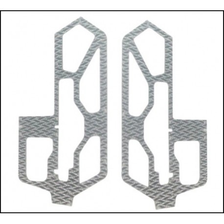 Fiberglass airframe side shelf set
