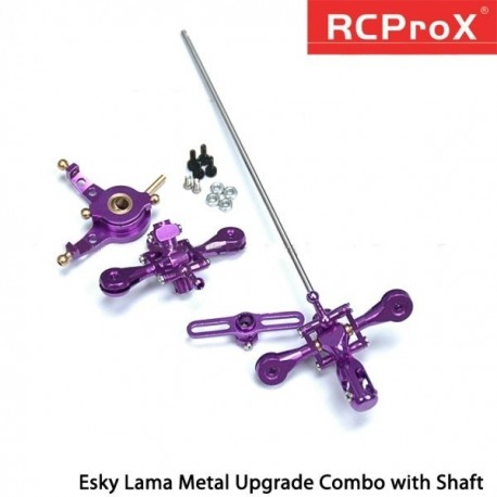 Alloy Metal Rotor Head Upgrade Kit purple