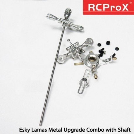 Alloy Metal Rotor Head Upgrade Kit silver