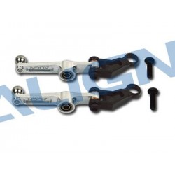 Metal Washout Control Arm/Silver H25011AF - T-REX 250/250SE