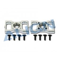 Align Metal Main Shaft Bearing Block/Silver HN6068QF - Trex600N