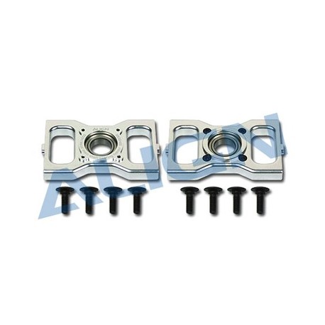 Align Metal Main Shaft Bearing Block/Silver HN6068QF - Trex600N
