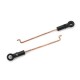 Eflite Servo Pushrod Set with/Ball Link (2): BMSR